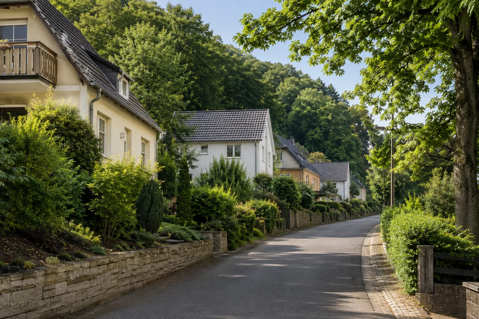 Neutrale Wohnlandschaft zwischen grüner Höhe und Hagener Stadtraum